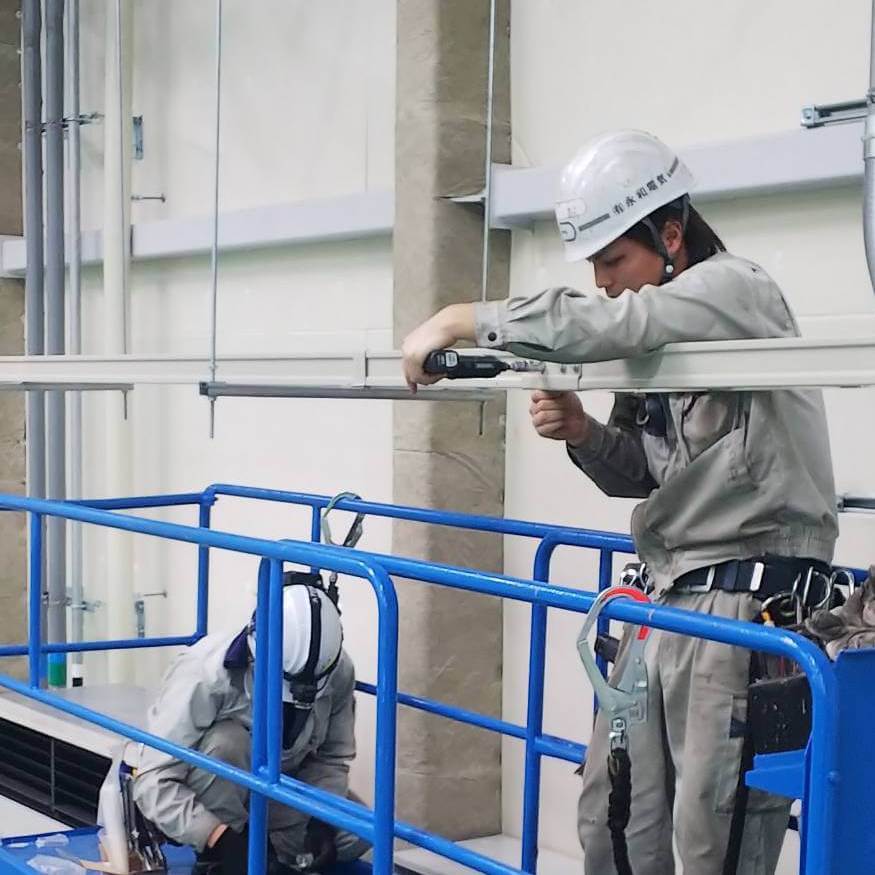 配線ルート施工