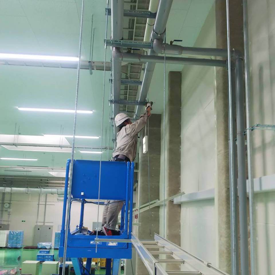 配線ルート施工