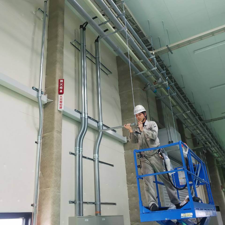 配線ルート施工